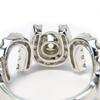 Used no brand Ring Round Modified Brilliant EU#53.5 Pt900Platinum/diamond 7.6g Platinum around 13.5