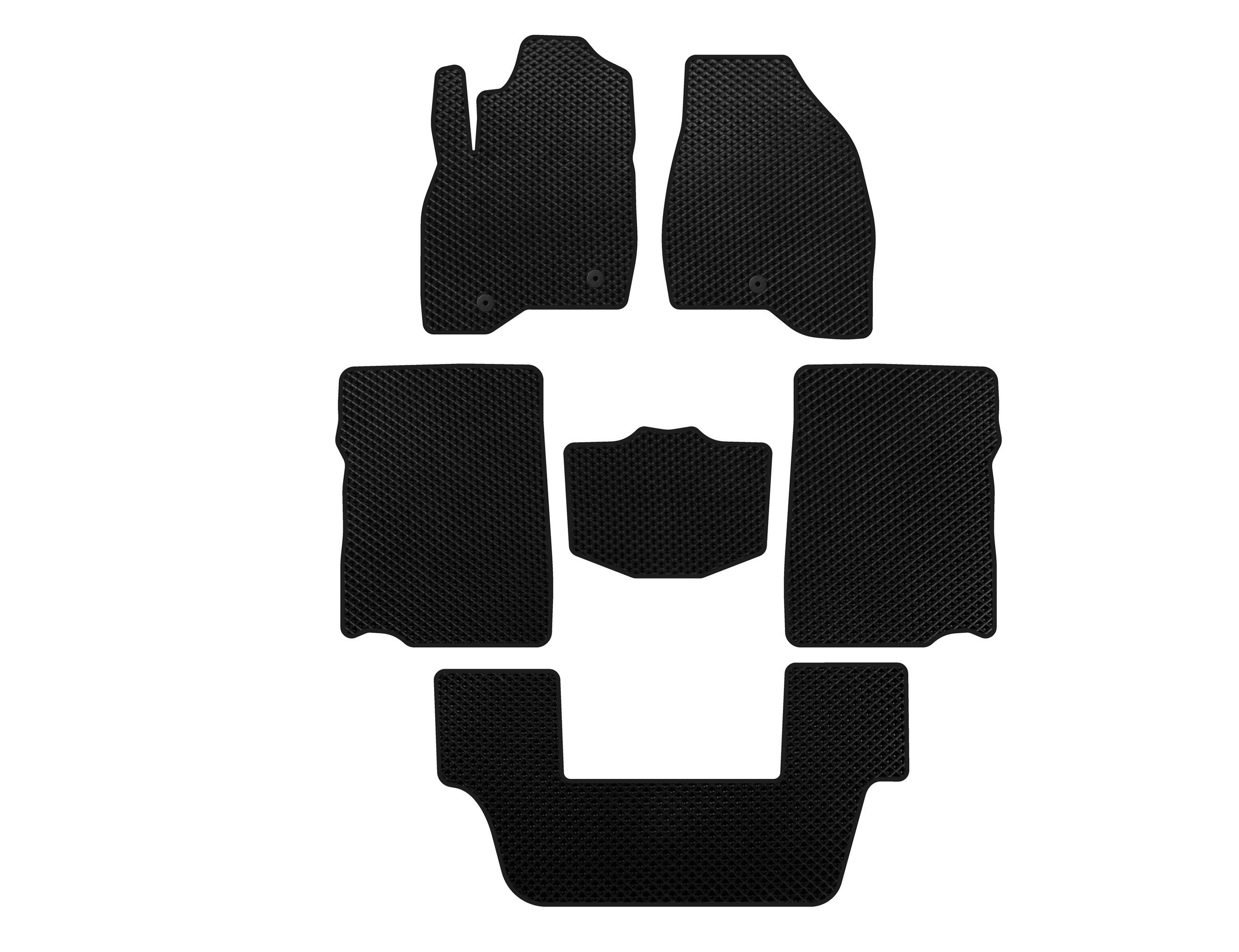 

EVA mats (2017-2019, 3rd row, 7-seater, Black) for Ford Explorer