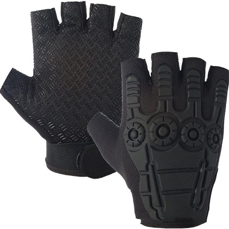 Half-finger Reel Special Forces Outdoor Non-slip Sport Riding Gloves Men Fishing Shooting Hunting Guantes Mitten