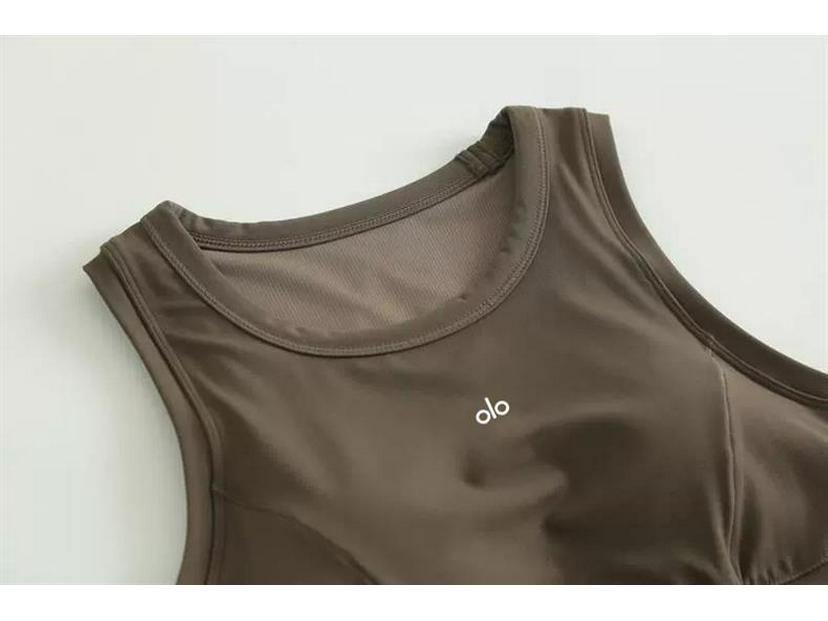 US ALO Yoga Wolkenartige Sportweste mit Brustpolstern für Laufen, Fitness und Yoga