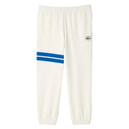 Lacoste Mens Flocked Straight Cut Sweatpants