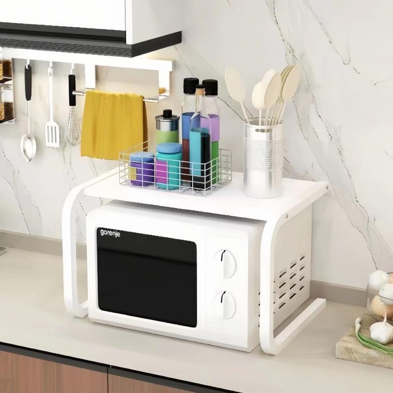 Kitchen Rack Multi-layer Storage Rack Seasoning Rack Countertop Multifunctional Kitchen Microwave Oven Rack Desktop