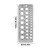 29 Holes Drill Gauge Hanging Hole Design Bit Pattern Drill Template Sturdy Stainless Steel Drill Bit Checker Plate Gauging