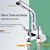Brass 3-Outlet Washing Machine & Mop Sink Faucet