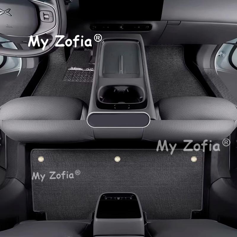 For Xpeng P7+ 2026 2027 Car TPE Floor Mats All Weather Waterproof Anti-Slip Liner Mat Foot Pads Carpet Accessories