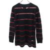 REGULATION Yohji Yamamoto Border Pattern Long Sleeve Knit 2 Navy Men's Used