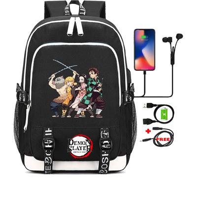 Anime tisk Běžný batoh Balíček na ramena Brašna Tašky pro dívky Batoh Laptop Mochilas Studentské batohy Batoh