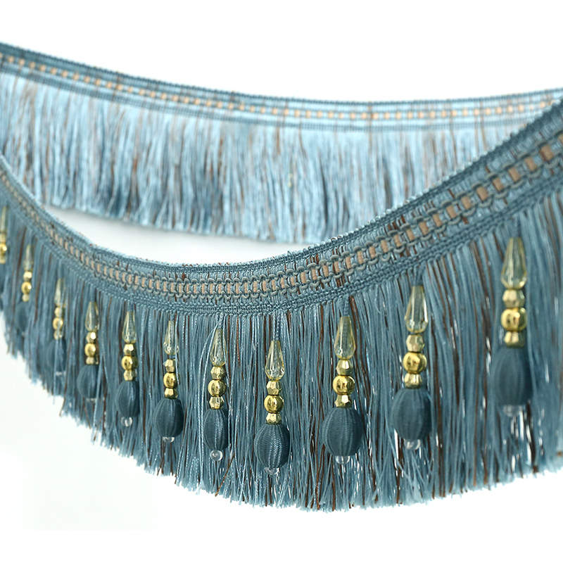 

1M Шторы Шитье Кисточка Бахрома Отделка Кисточка Кристалл Бусины Кружевной Аксессуар Европейский Стиль Бисера Кружевная Отделка Ремесла Обивка Сделай Сам