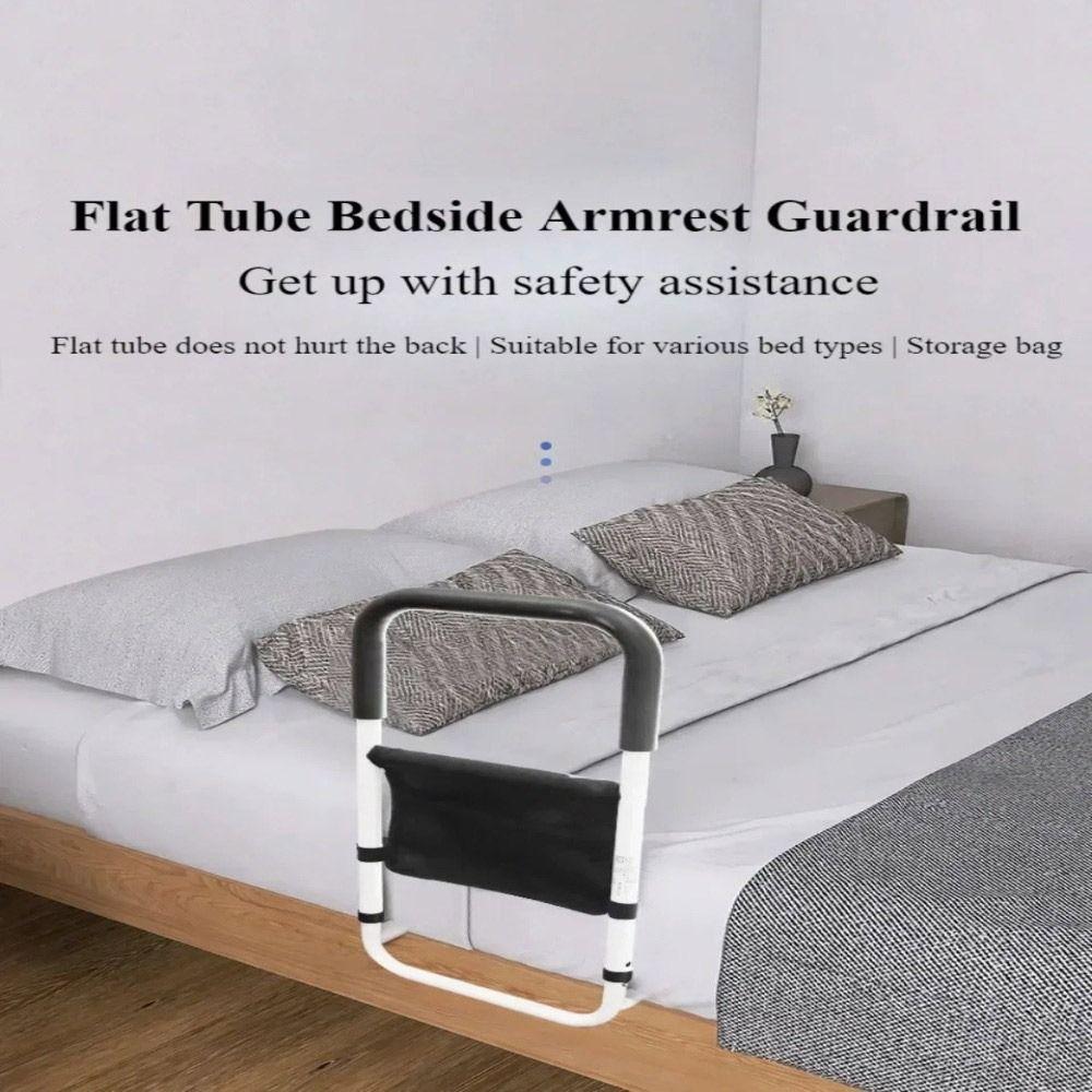 Anti-fall Elderly Assist Bar With Storage Bag Safety Bed Guardrail Assist Frame  for Bedroom