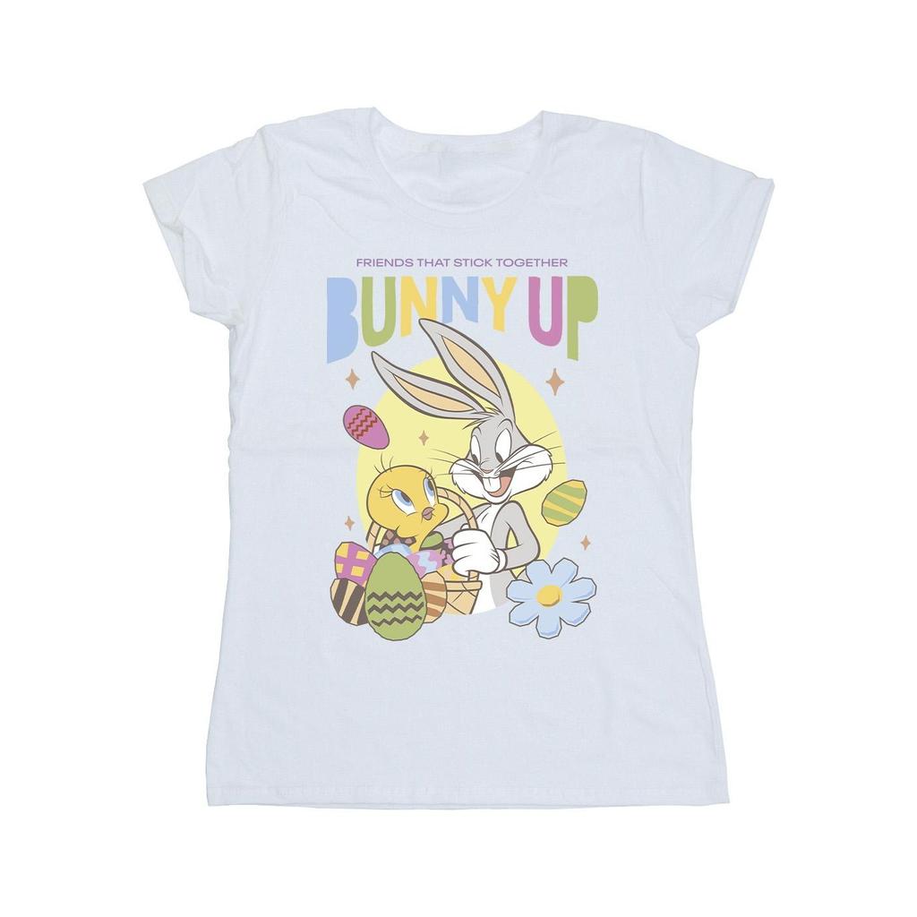 Looney Tunes Womens/Ladies Bunny Up Cotton T-Shirt