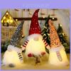 Sprankelende Kerstdecoratie Met Verlichting Feestelijke Rudolph Pluche Pop Voor Feestelijke Vreugde