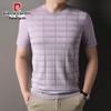 Men's Knitted Short Sleeve T-Shirt