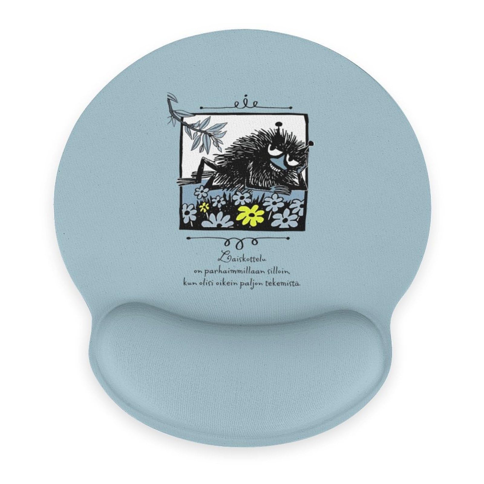 

Вонючая силиконовая мышь Удобная поддержка запястья Запястье Милый дизайн персонажа Коврик, Тонкий, Компактный, Подушка, Нескользящая подставка, Игровой, Офисный, Популярный,