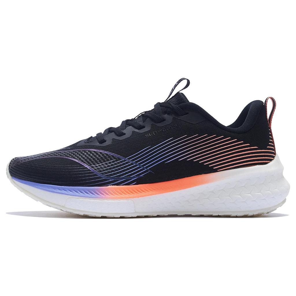 New LiNing Red Hare 5 Pro Cushioning Anti Slip Wear Resistant Breathability Low Top Running Shoes Women's Black ARMS026-1