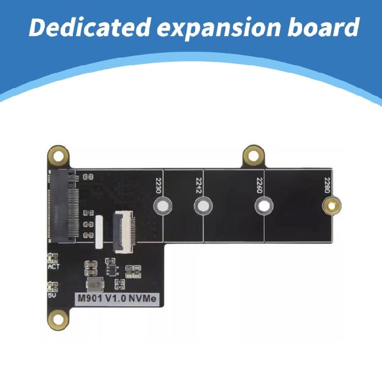 M.2 NVMe SSD Adapter Board Support 230 2260 2242 2280 Disks For RPI 5 Offer Quick Data Transfer