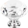20X 30MM Crystal Cabinet Cupboard Closet Drawer Door Pulls Knobs Handle UZ