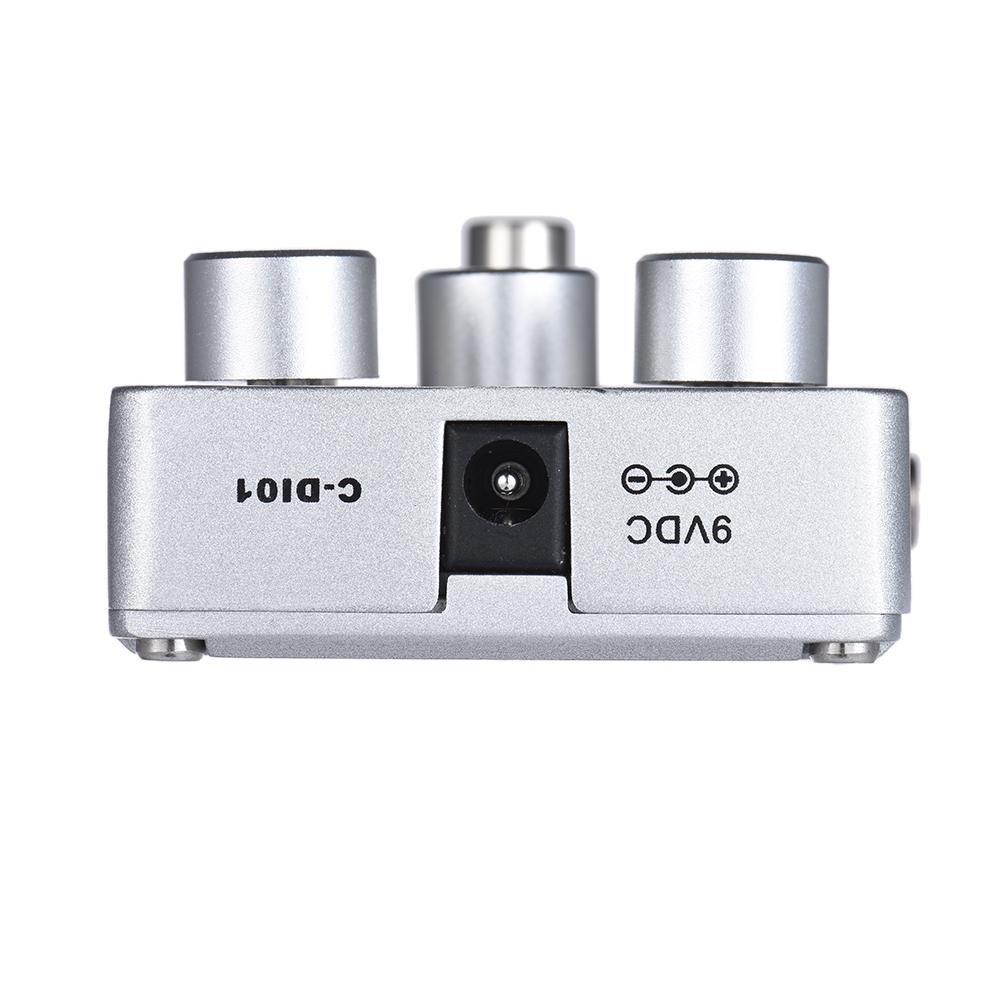 Coolmusic E-Gitarren Distortion Effektpedal True Bypass Vollmetallgehäuse