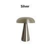 Retro LED Night Light 3 Color Temperature Mushroom Shape Coffee Bar Restaurant Office Bedroom Decor Touch Sensor Table Lamp