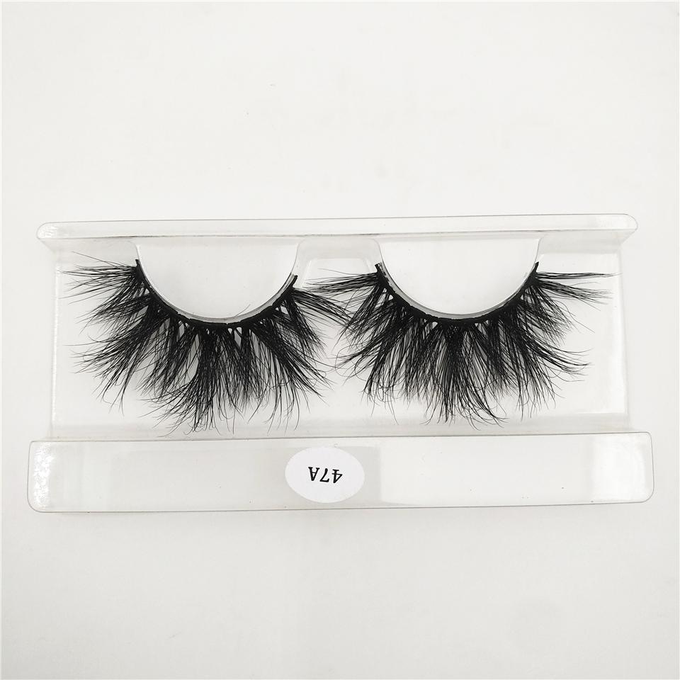RED SIREN 25mm Mink Eyelashes Dramatic Long Natural Lashes Handmade 25 mm 3d Mink Lashes Make Up Vendors Fake Eyelashes
