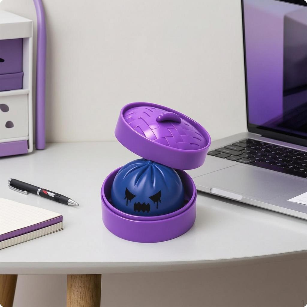 Baozi Bun SlowRising Steamer Toy with Soft for Fidgeters, Students, Desk, Office, Classroom