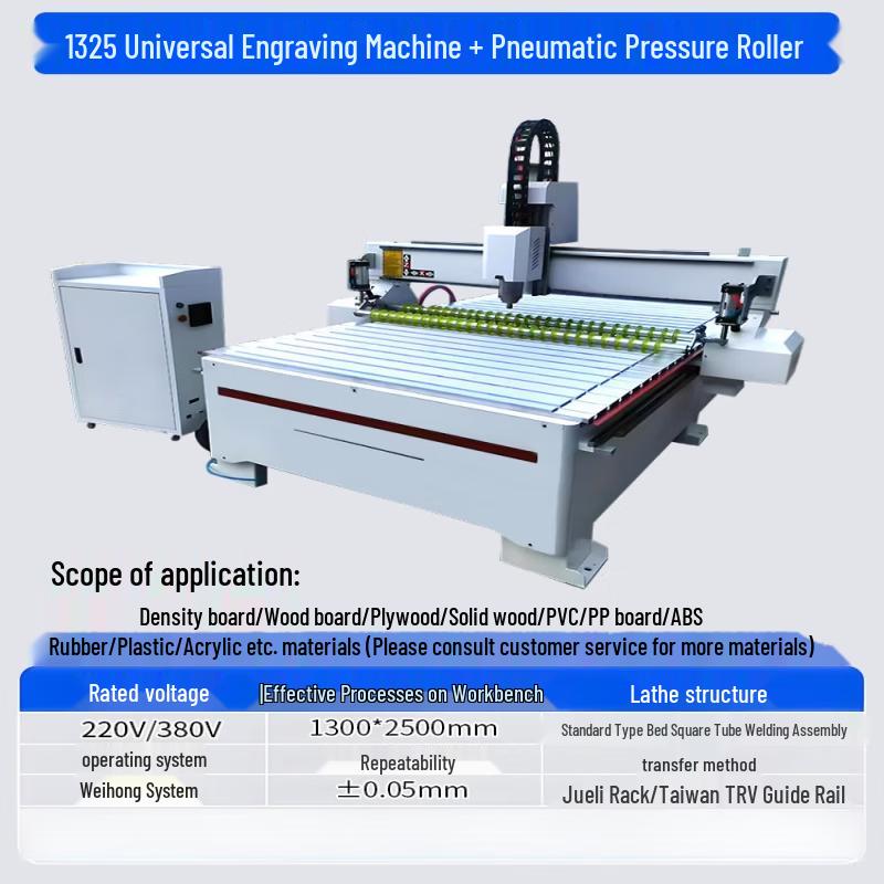 Yunduo 6.0kW Air-Cooled CNC Wood Engraving Machine CN plug (adapter included)