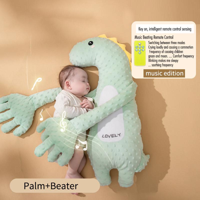 

Upgrade Baby Sleeping Patting Pillow With Soothing Palm Remote Control Electric Baby Hand Pillow Soothing Doll Palm Beating Toys