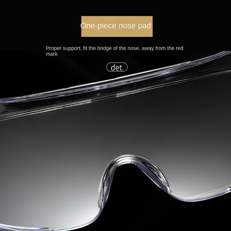 Telescopic Leg Goggles Chemical Laboratory Work Glasses Splash Proof and Dust-proof Labor Protection Goggles Anti Fog Eyewear