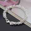 Women's Fashion Faux Silver Bracelet Bangle Chain Banquet Jewelry Gift