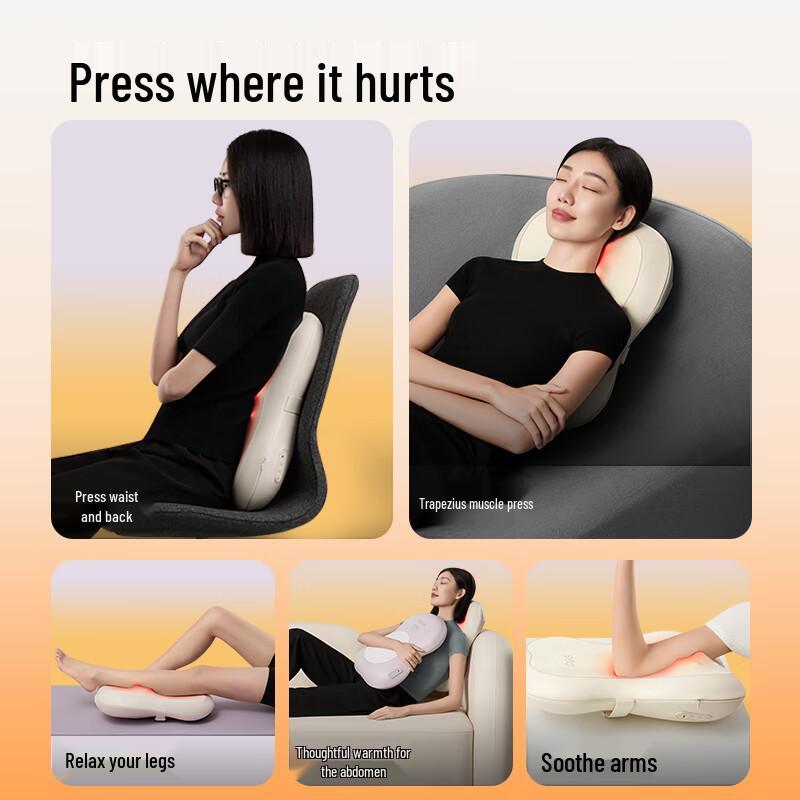 PGG S7 Portable Waist, Neck & Back Massager CN plug (adapter included)