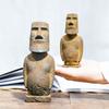 Severský styl kreativní Velikonoční ostrov Moai kamenné řemesla ručně vyráběné ozdoby studijní čajový mazlíček litina domácí vybavení