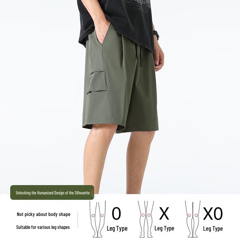 Warrior Men's Lightweight Breathable Summer Cargo Shorts