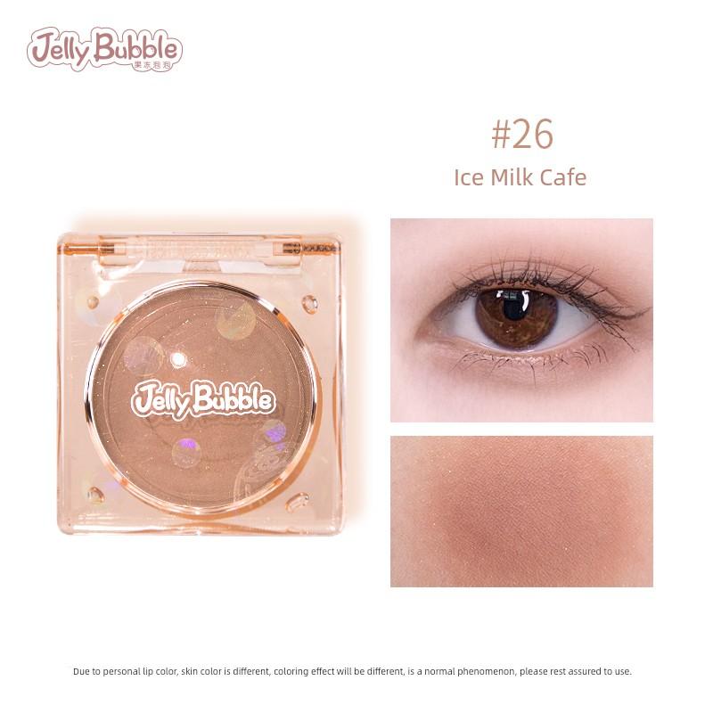 Jellybubble New Arrival Jelly Bubble Eye Shadow Pearlescent Earth Color Niche Style Brand Ins Genuine Goods Student Cheap