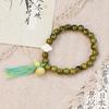 Trendy Multicolored Elastic Ceramic Cucurbit Beaded Bracelet For Women Bohemian Style Jewelry Gift