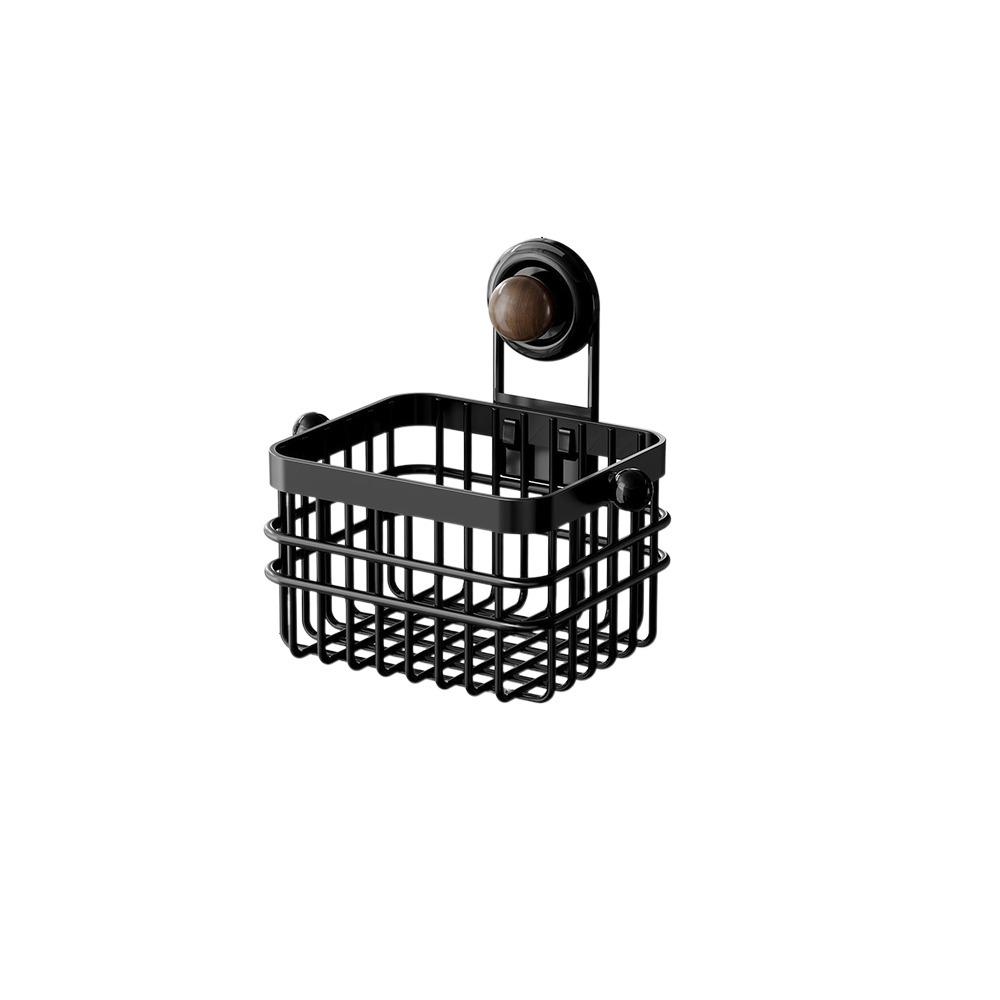 Suction Cup Hanging Kitchen Baskets Grid Design Hanging Onion Storage Box  Vegetable