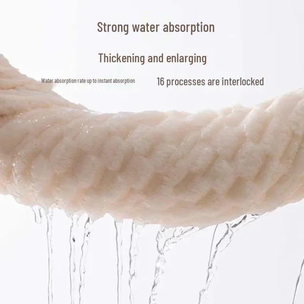 Newcomers: Get 2! Quick-Drying Coral Fleece Towels for Face Wash & Bath - Absorbent for Adults & Students