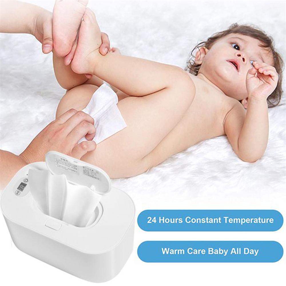 10W Baby Wipes Heater Adjustable Temperature USB Heating Box For Home Car Travel