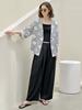 AVANT-G Summer Wide Banding Pants - Black