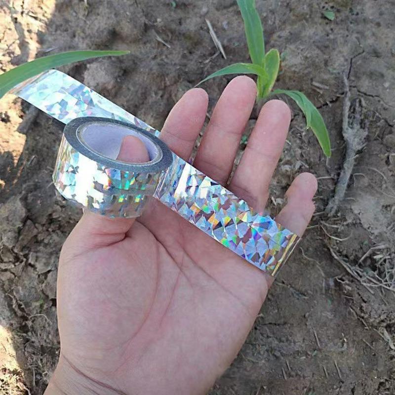 Bird Repellent Scare Tape  Double-sided Laser Pest Control Scarer Birds Repeller Flashing Anti Ribbon Pigeons Crow Keep Away