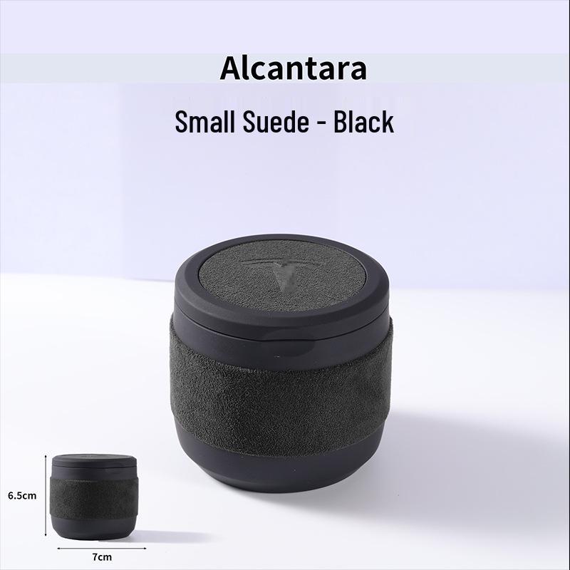 Tesla Model Y/3 Car Ashtray with Lid - Red Interior Decoration