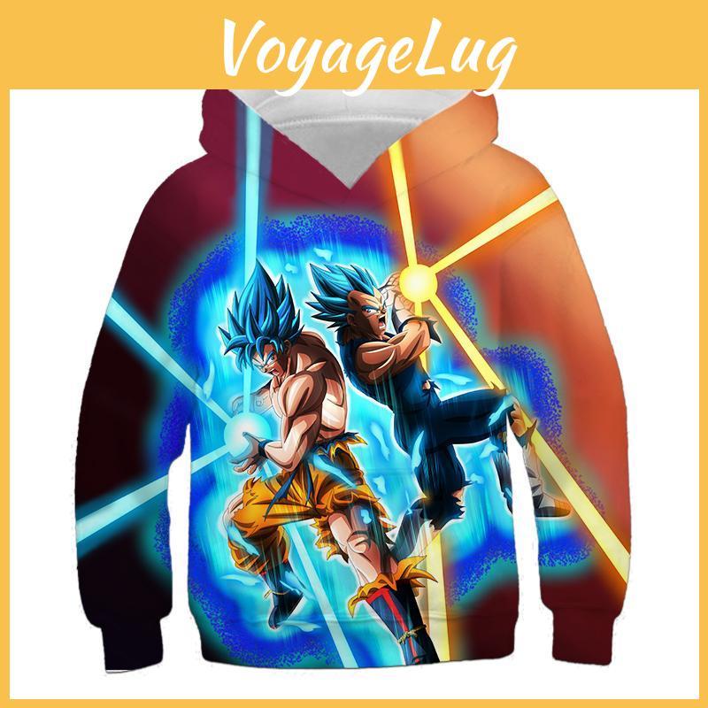 Top Anime Long Girls 312y Sleeve Kids Boys Dragon Ball Z Graphic Autumn Child Sweatshirt Hoodies Spring Childrens Soft Clothes