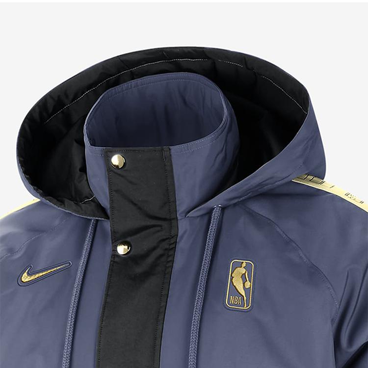 Nike Outdoor Casual Sport Zip Hooded Long Sleeve Jacket Unisex Jackets Navy DX9783-491