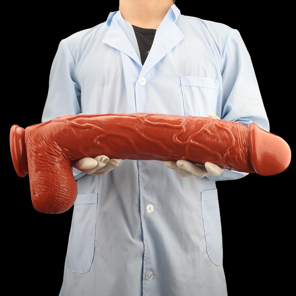 52cm PVC Giant Dildo Butt Plug Sex Toys Strap on Penis Big Dick Realistic Cock Fisting Masturbator BDSM