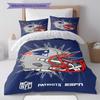New England Patriots Pattern Bedding Home Decoration Birthday Gift ( 1 Duvet Cover + 2 Pillowcase, Without Core),fan Merchandise.