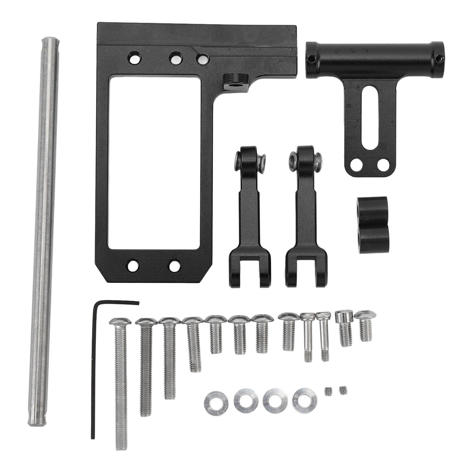 

RC Servo Mount Pull Rod Kit Aluminum Alloy Hydraulic Steering Linkage Rod Set for VP F10 110 RC