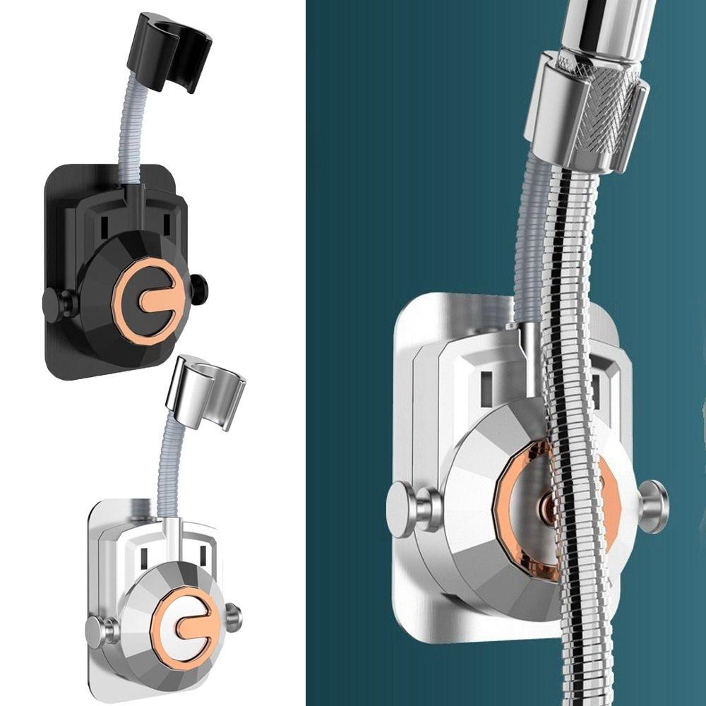 Cu Cârlige Suport Cap de Duș Autoadeziv Bază Fixă Pulverizator Accesorii Baie