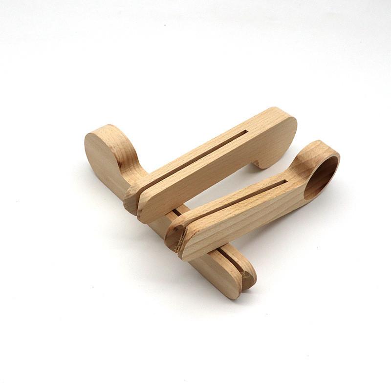Wooden Milk Powder Spoon With Clamp For Home Use And Coffee Preparation
