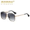 Okulary przeciwsłoneczne AORON Gradient Two-Tone Large Frame Fashion A689