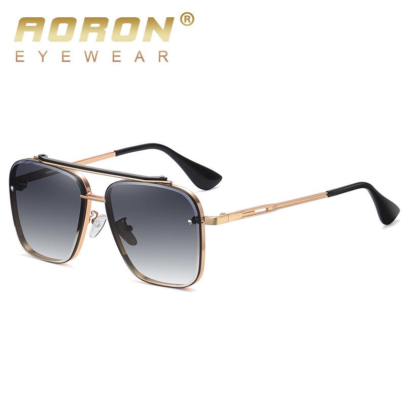 Okulary przeciwsłoneczne AORON Gradient Two-Tone Large Frame Fashion A689