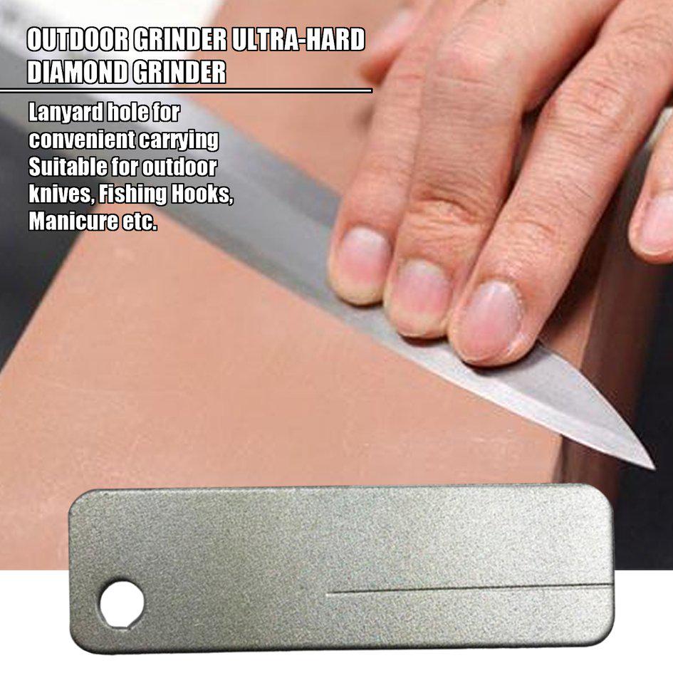 Buy JIDI EDC Pocket Diamond Stone Sharpener Keychain for Knife Fish