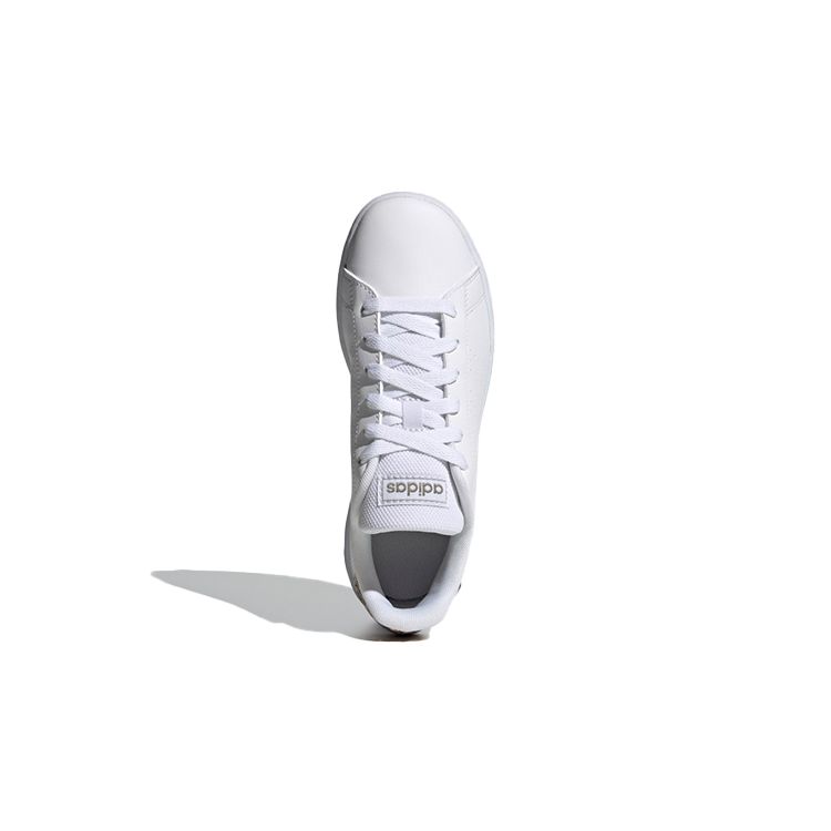 Adidas Neo Advantage Non-Slip Durable Breathable Low-Top Kids Skate Shoes Kids Skate Shoes White Beige FY8875